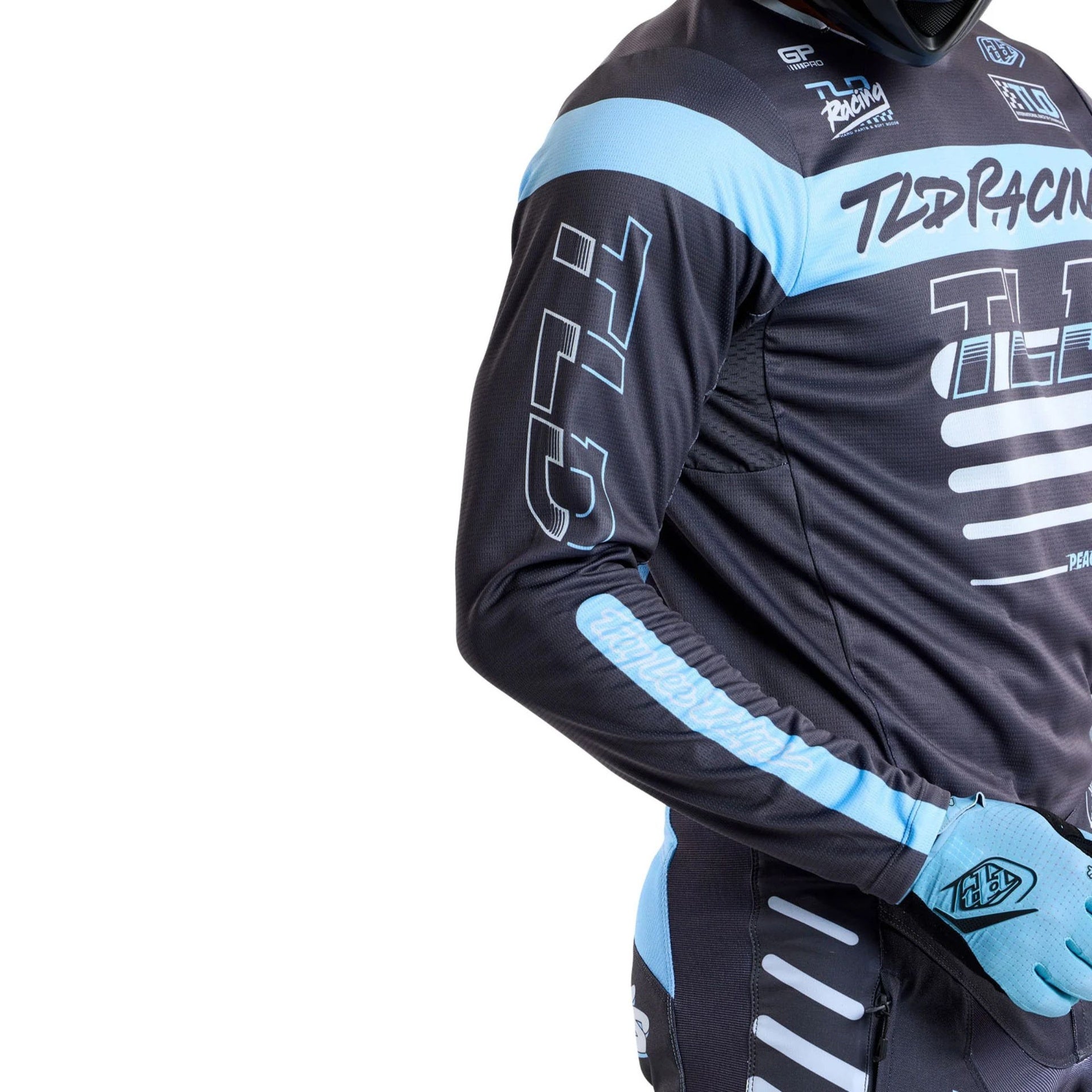 Jersey Troy Lee Designs Gp Pro Fifty-50 Charcoal / oke